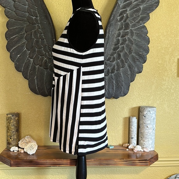 Vince Camuto Striped Tank Top - Picture 2 of 7